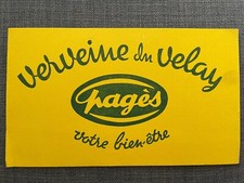 Ancien Buvard Verveine du Velay- Pagès - Collection
