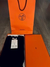 HERMES Pull neuf bleu marine