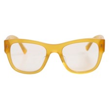 Lunettes DOLCE & GABBANA DG4338F Jaune Acétate Eccentrique Sartorial RRP 360USD