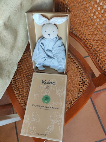 Doudou lapin coton bio - doudou,