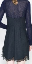 Robe courte effet nuisette