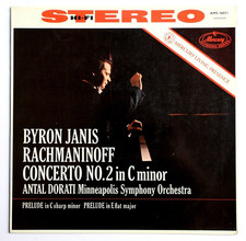 BYRON JANIS DORATI Rachmaninov piano concerto n°2 UK 1960 Mercury STEREO LP