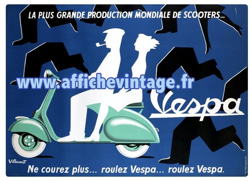 Affiche poster vespa - poster,
