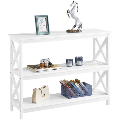 Table console bois meuble - console,