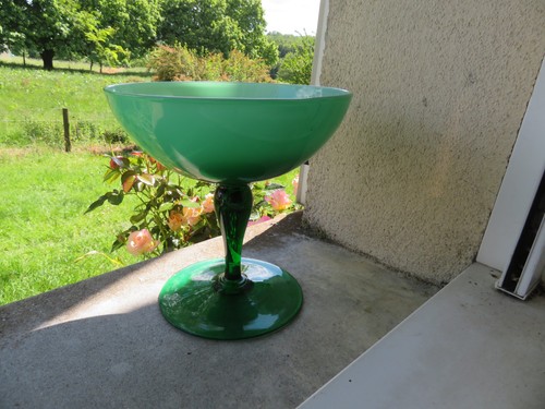 Ancienne coupe opaline - coupe,