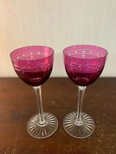 Lot de 2 verres en cristal no Baccarat (prix des deux)