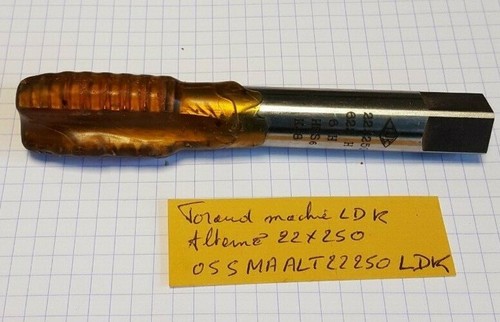 Taraud machine alterné