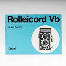 Rolleicord Vb German In Der Praxis Instructions Manual Bedienungsanleitung TLR