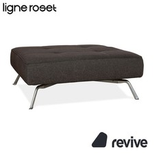 Ligne Roset Smala Tissu Tabouret Gris