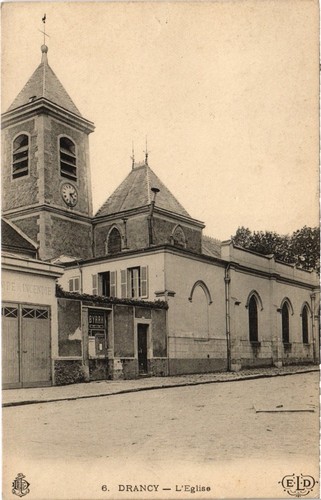 Cpa drancy eglise - cpa, (1360946)
