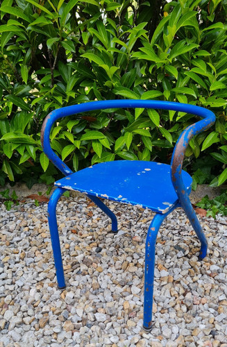 Ancienne chaise ecoliers - ancienne,