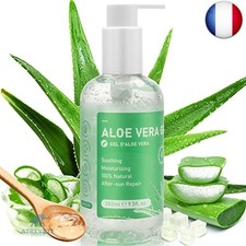  Gel d'aloe vera 100% pur – 280 ml de gel d'aloe vera pour le visage et le c 
