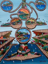 RARE Original Haitian painting