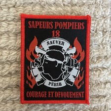 ECUSSON PATCH SAPEURS POMPIERS