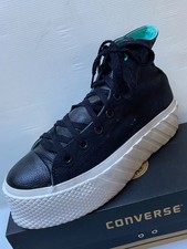 Baskets montants 41 toile noir CONVERSE ALL STARS platefom sneakers woman