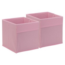 2Pcs Boîtes Rangement Tissu
