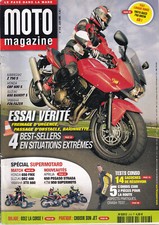 MOTO MAGAZINE N°218 KAWA Z750 S / HONDA CBF 600S / SUZ 650 BANDIT S / FZ6 FAZER