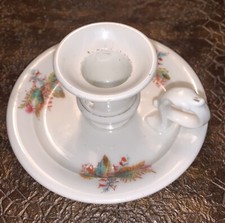 Bougeoir à main en porcelaine