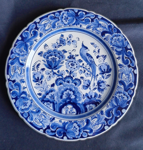 Plat rond décoratif - , en