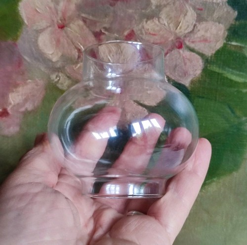 Ancien petit verre lampe - ancien,