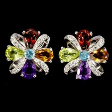 925 Argent Sterling Boucles