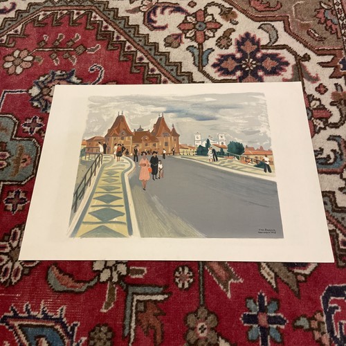 Yves brayer lithographie - brayer,