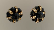 BOUCLES D'OREILLES CLIP NOIRES