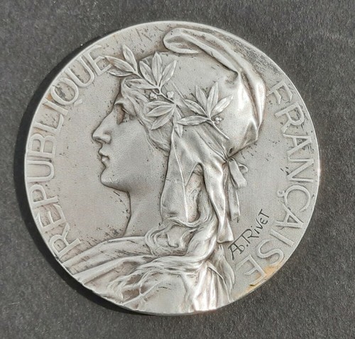 Médaille bronze argenté