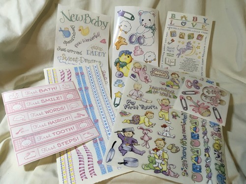 Baby girl scrapbooking sticker - girl,