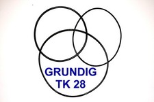 COURROIES SET GRUNDIG TK28