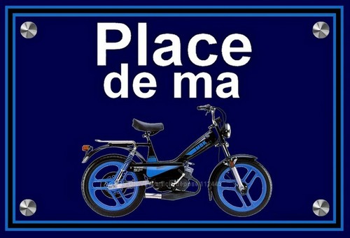 Plaque place de ma - plaque, "