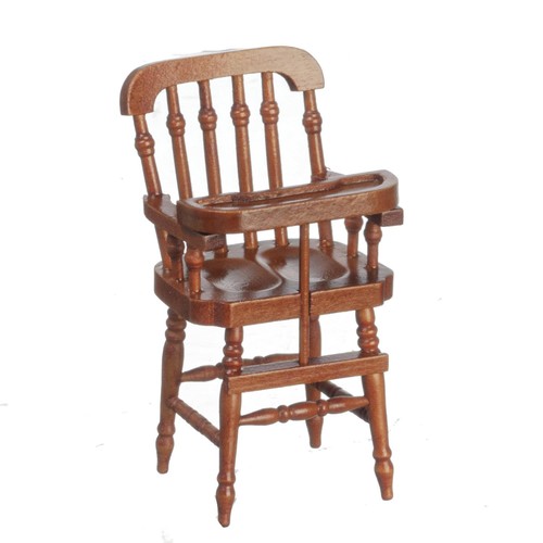 Noyer victorien chaise haute - noyer,