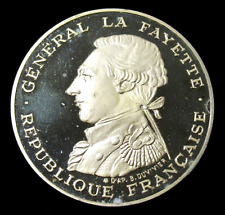 France: 1987 Piefort .900 Argent 100 Francs Km P991 Gén. Lafayette Choix Preuve