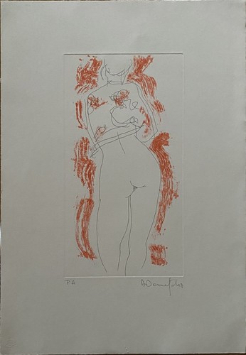 Alain bonnefoit gravure figure - alain,