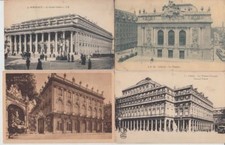 THEATRE BUILDINGS 172 Vintage Postcards pre-1940 Mostly France (L2561)