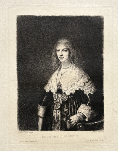Rembrandt femme utrecht eau - rembrandt,
