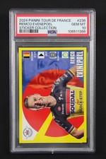 Remco Evenepoel PSA 10 / Rookie RC Sticker Panini Tour De France 2024 #236