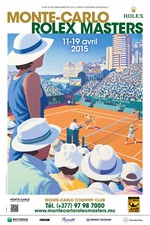 MONTE-CARLO ROLEX MASTERS 2015 ATP Masters 1000 Affiche Poster (Andrew Davidson)