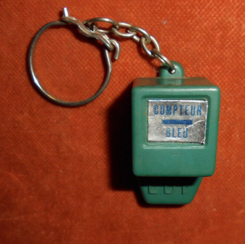 Porte clés joli compteur - porte-clés, bleu