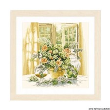 Set de point de croix Lanarte "Matin ensoleillé", modèle de comptage