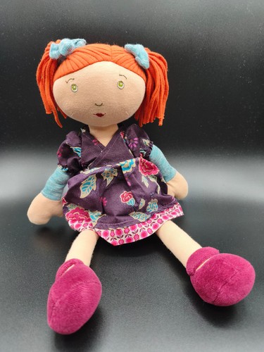 Poupée doudou chiffon rousse