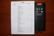 VARIATEUR TRIPHASE 380V 3,6KW 5A FREQUENCE VITESSE DANFOSS, AKD2822PT4B20STR1DBF