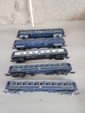 JOUEF HO. VOITURE VOYAGEURS WAGONS LITS . LOT DE 5. A REPARER POUR BASE. LOT 21