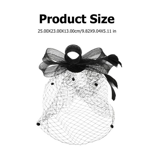 Chapeau bibi voile mariée - chapeau, de