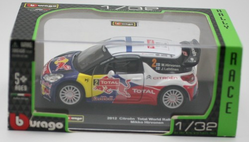 Bburago citroën ds3 wrc red - citroën,