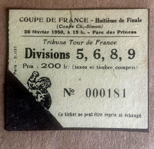 Football ticket stade - ticket,