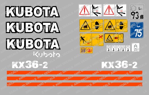 Kubota kx36 jeu d - kx36-2,