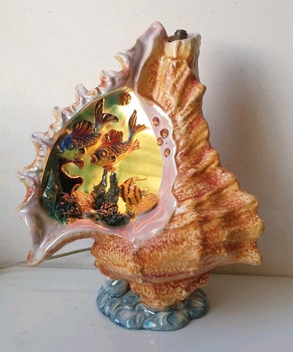 Lampe coquillage kerina - lampe,