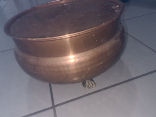 Ancien chaudron marmite - , en