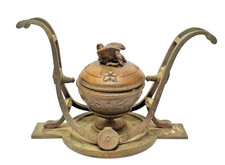 Encrier Bronze Aigle Maison Tahan Paris Empereur Napoléon III XIXe siècle